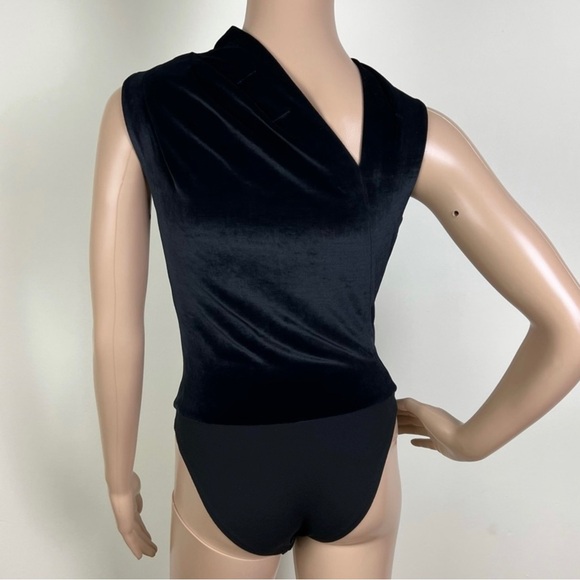 NEW RTA REVOLVE BLACK VELVET BODYSUIT - Picture 8 of 11